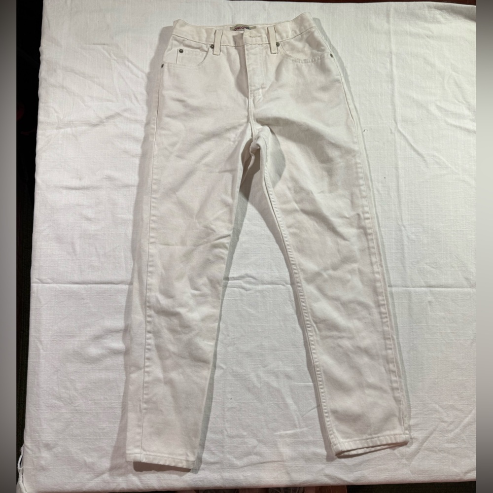 LONDONJEAN Authentic White Denim